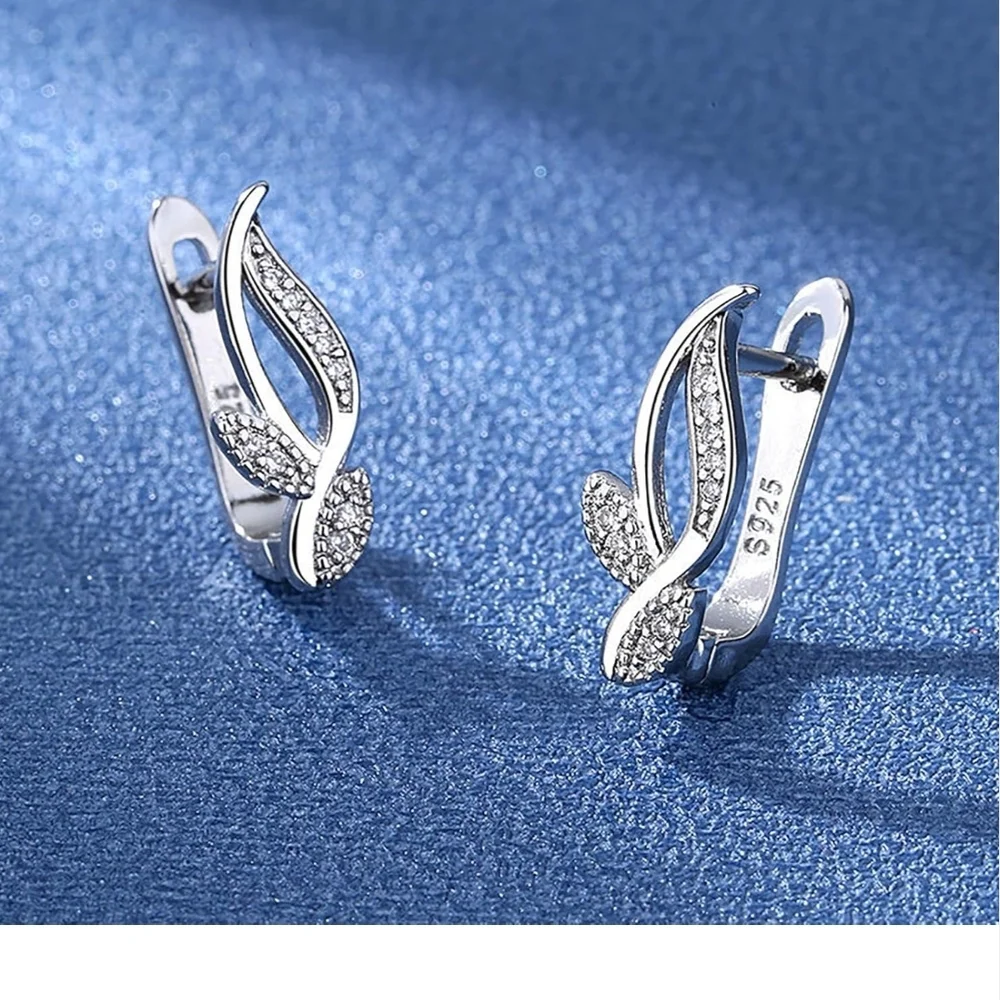 925 Sterling Silver Hypoallergenic Women's Dangle Earrings - Picture 1 of 3